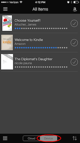 the way to order books for kindle