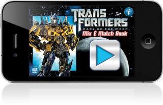 iStoryTime Unleashes Transformers Dark of the Moon Mix & Match Storybook App