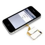 X-Triple: Triple SIM Card with protective Case for iPhone 4 and iPhone 4S