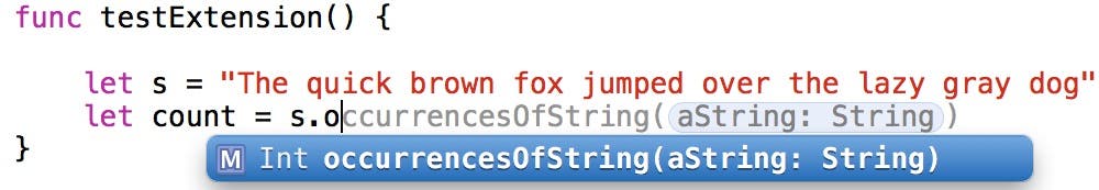 The method in Code Completion