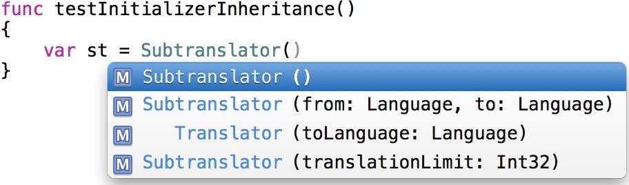 Still inheriting initializers