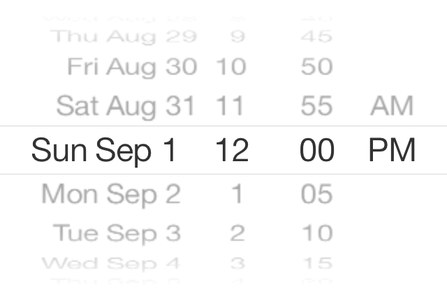 Multi-column picker view