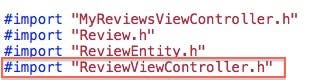 Import view controller