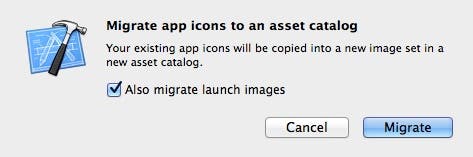 Migrate app icons