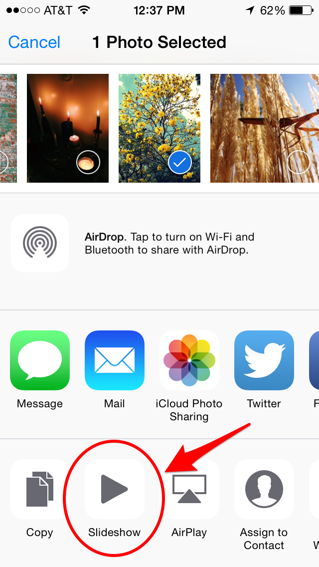 Tip of the Day How to Play Slideshows from the Photos App
