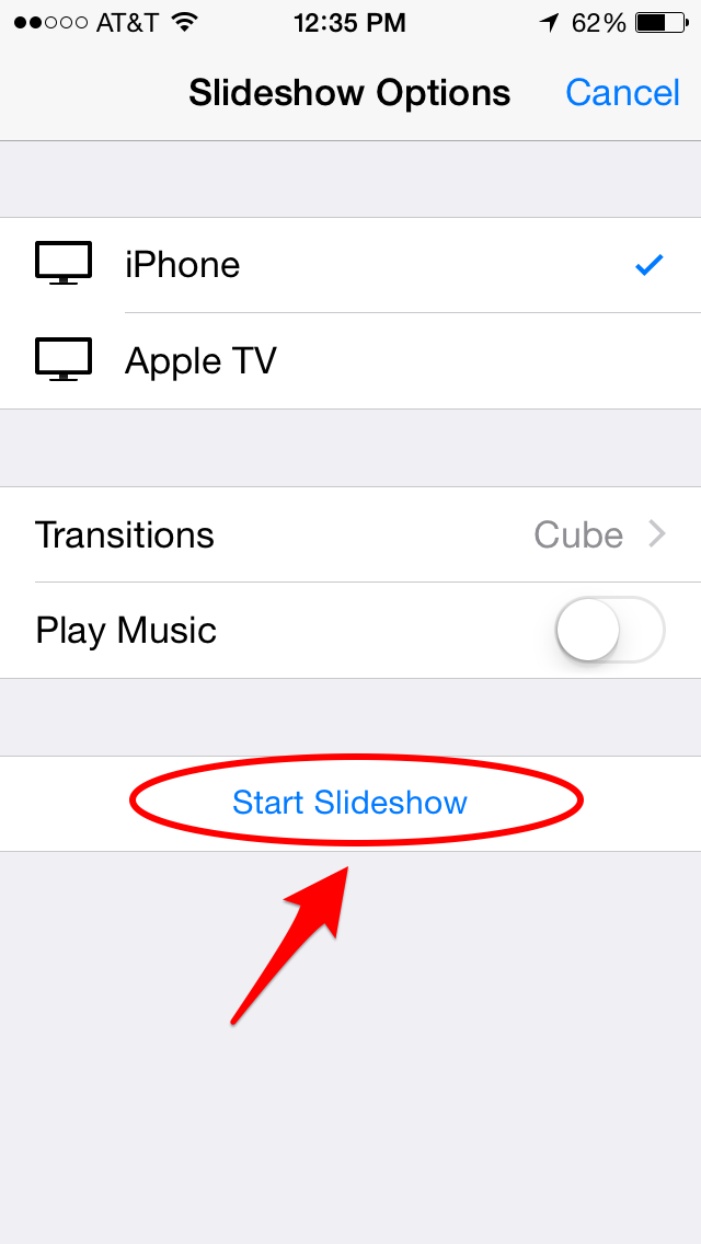 Tip of the Day How to Play Slideshows from the Photos App