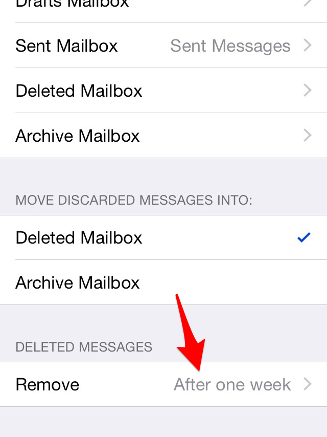 Tip of the Day Set How Long Deleted iCloud Emails Stay in Trash