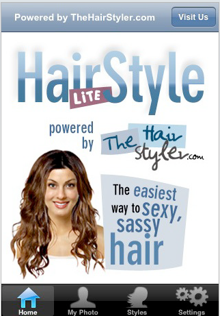 A free version, Hairstyle Lite, lets you try 6 different 