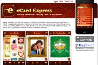 eCard Express for iPhone - Personal and Business Greeting Cards for Everyday Use.