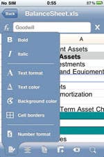 Quicksheet Portrait view