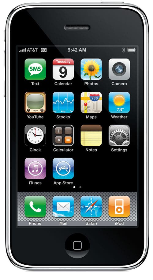 iPhone 3G Home Screen