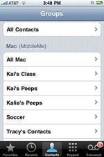 Contacts Groups