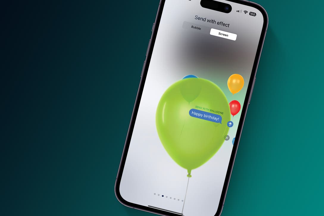 How to Send Balloons on Your iPhone