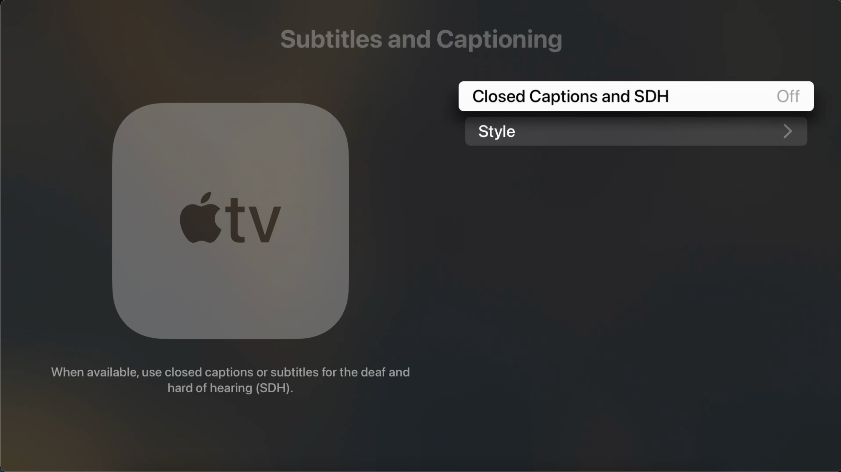 How to Turn On Subtitles on Apple TV