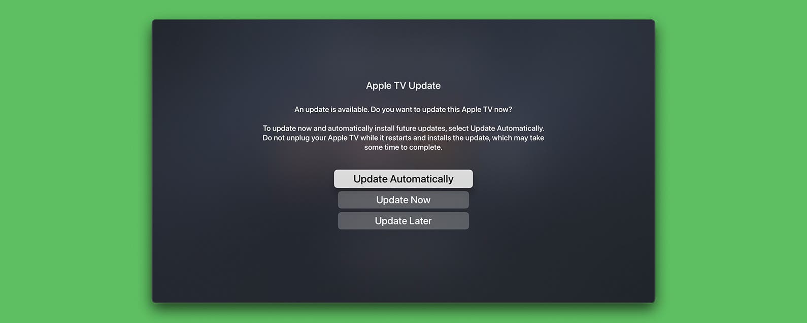 How to Update TV