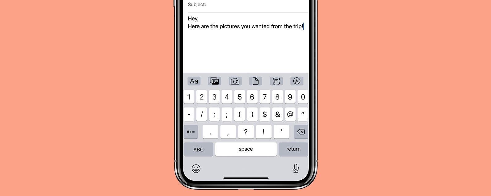 attach pdf to text message iphone