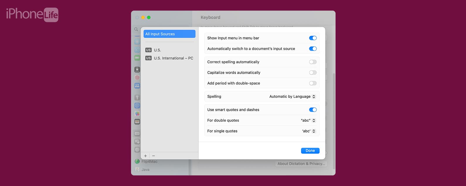 How to Turn Off AutoCaps on Mac