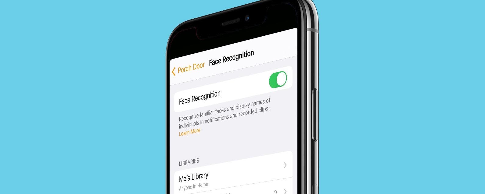 homekit face recognition