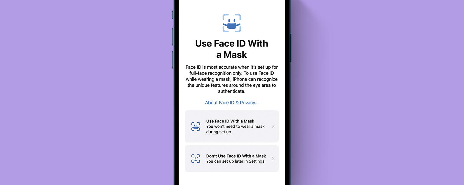 How to Use Face ID with Mask