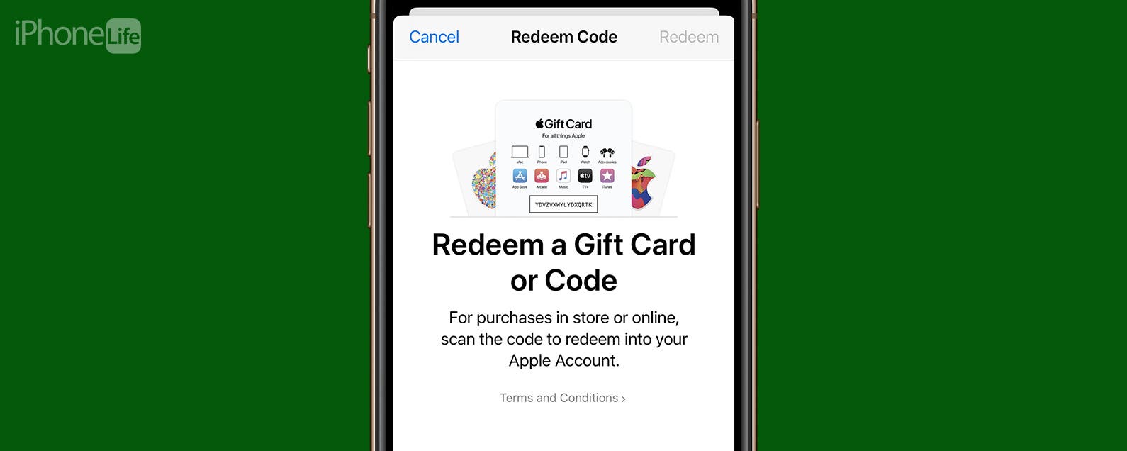 Redeem a Gift Card