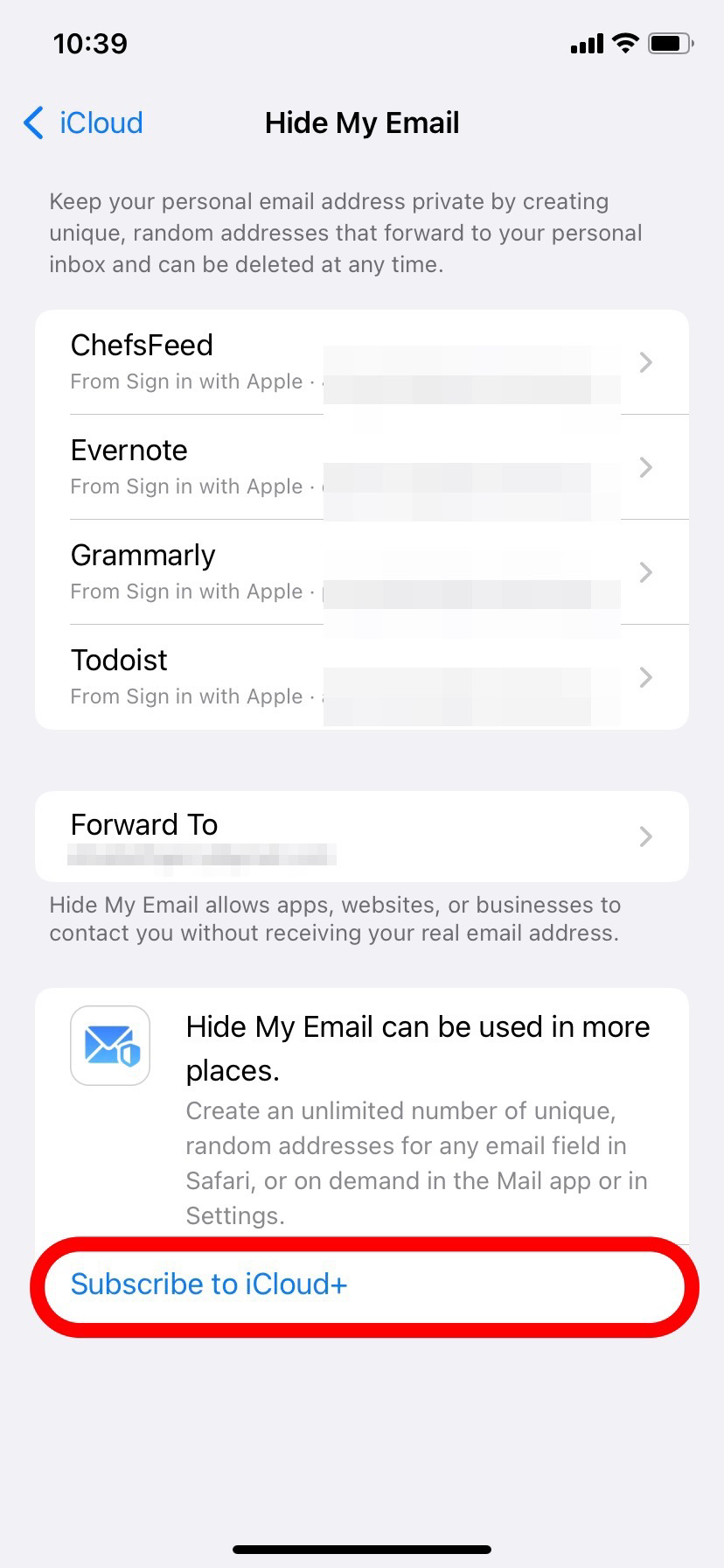 Apple Support on X: With iCloud+, you can create unique, random email  addresses that forward to your personal inbox so you can send and receive  email without sharing your real email address.