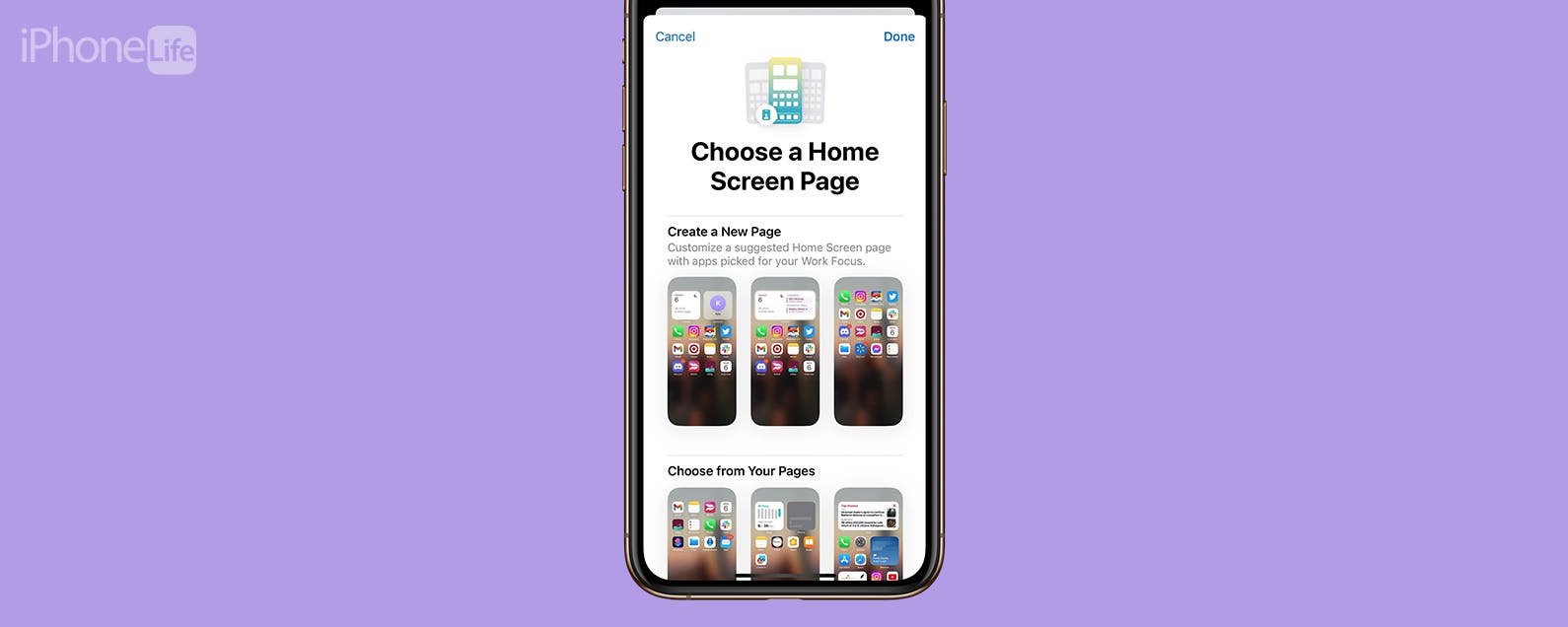 How to Set a Different iPhone Home Screen Layout at Work