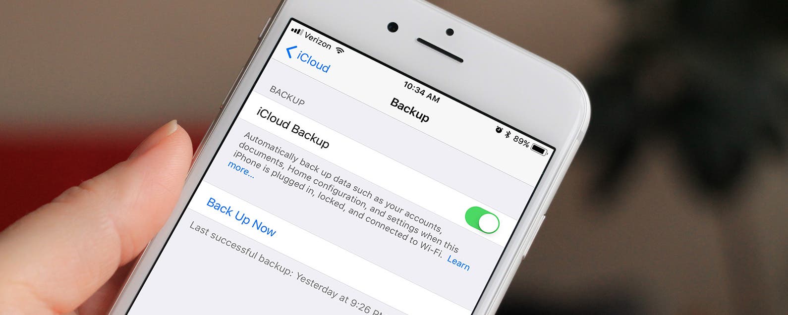 How to Back Up Your iPhone to iCloud