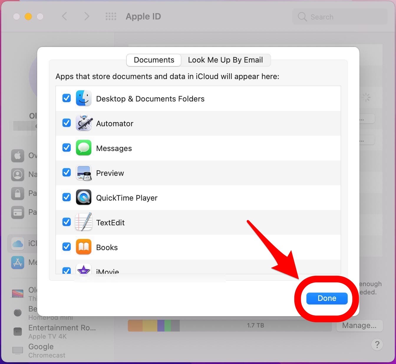 How to back up macbook pro using timdamer