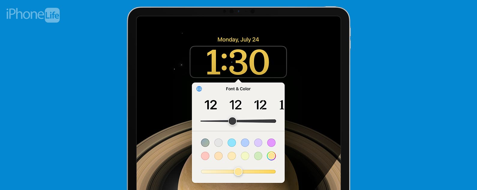 How to Customize Lock Screen on iPad