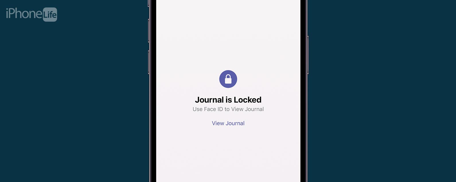 How to Lock the Journal App