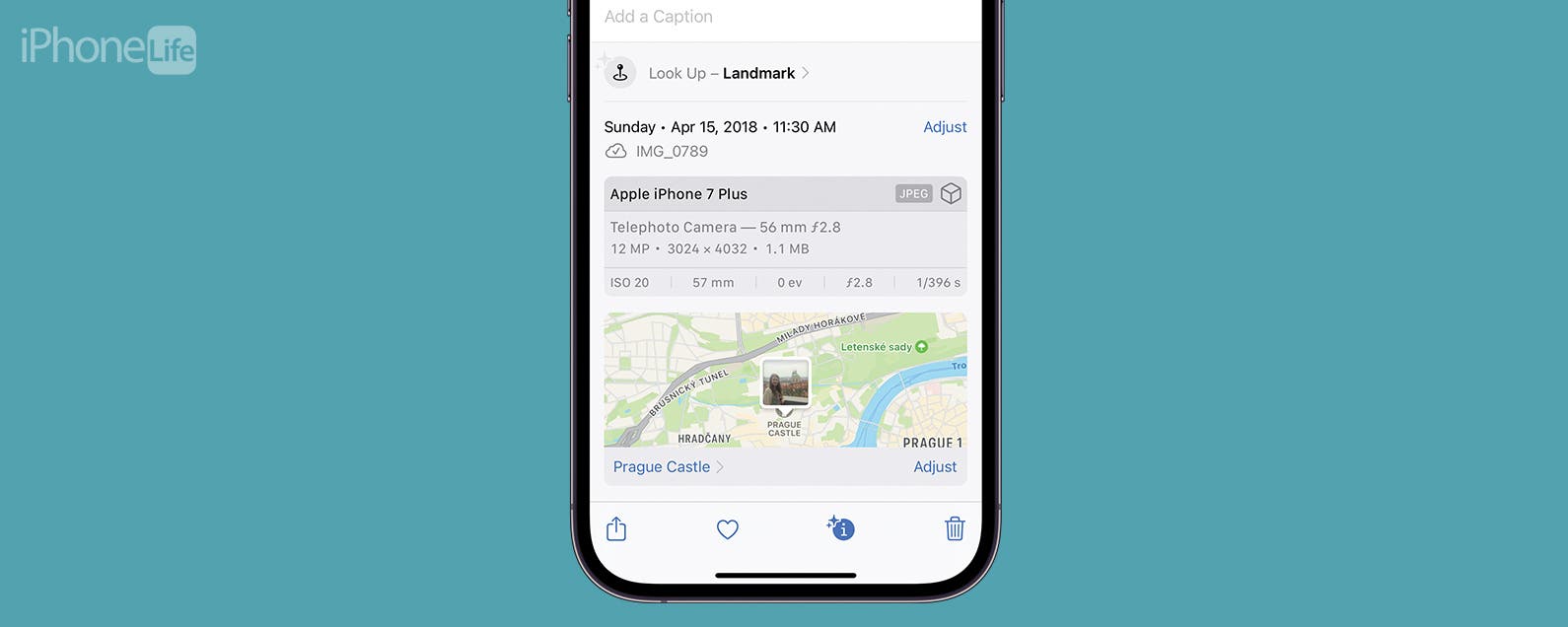 How to view landmarks with visual look up