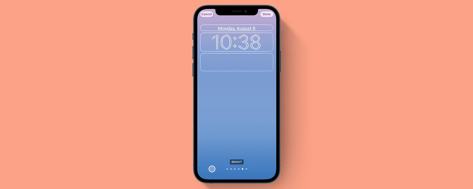 How to edit lock screen on iphone