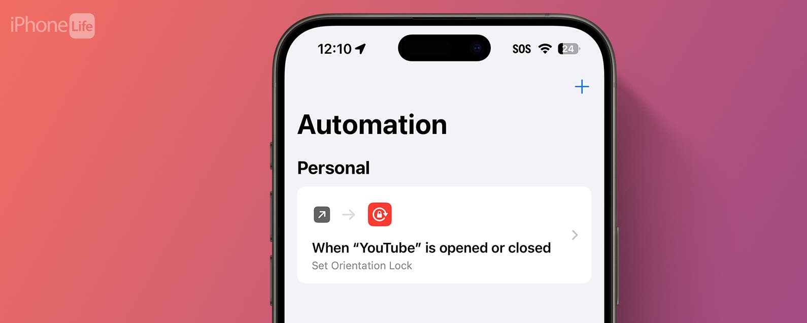 How to Set Orientation Lock on iPhone on a per App Basis