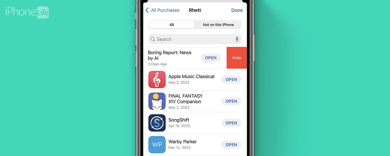 How to Delete Purchase History on iPhone