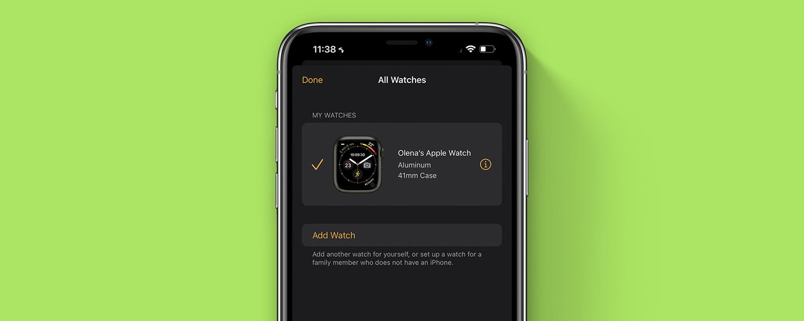 How to unlink apple on sale watch to apple id