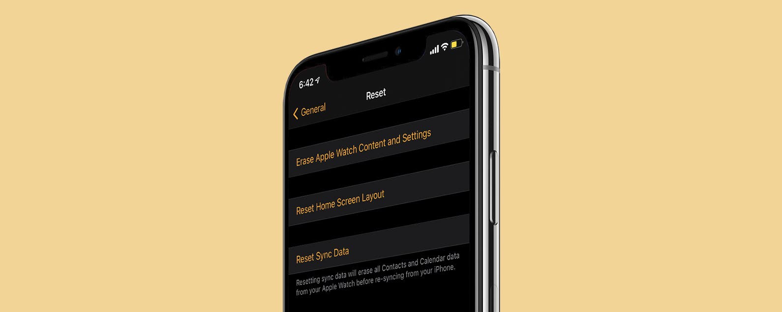 apple watch contacts missing