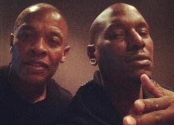 From video of Dr. Dre and actor Tyrese, celebrating Apple's acquisition of Beats. Apple About to Place Notorious Gangsta Rap Superstar on Executive Board