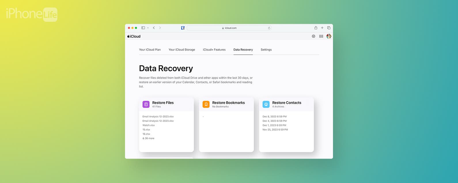 how to restore contacts from deleted email account on iphone