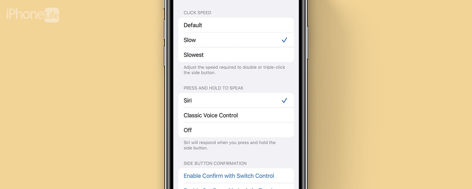 DoubleClick Side Button Not Working? Check This Setting