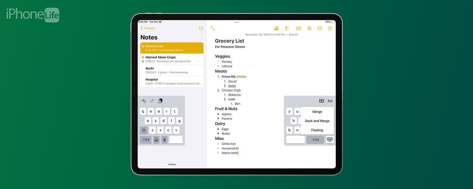 How to Fix Split Keyboard on iPad