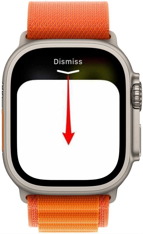 To turn off the flashlight from any setting, swipe down from the top of the screen or press the Side button.