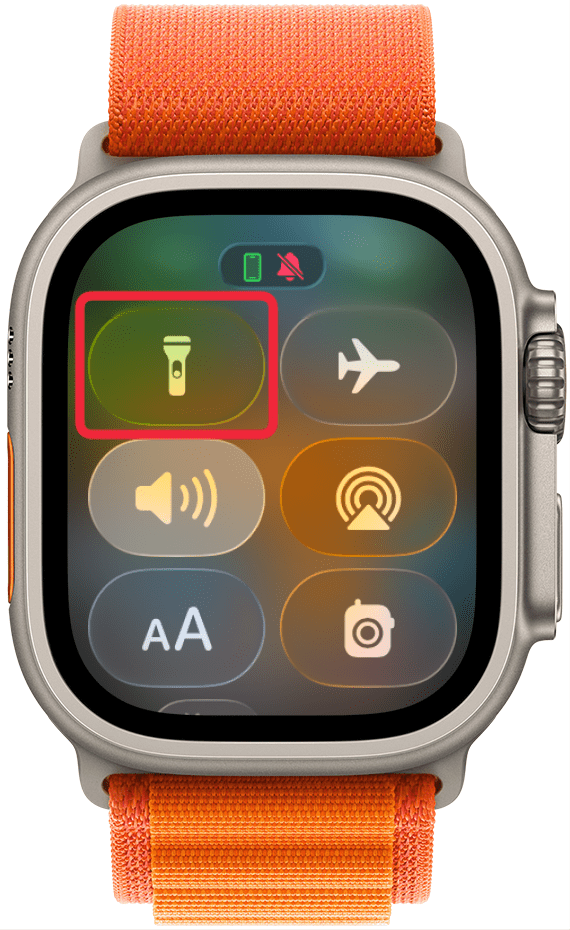 Flashlight Icon on Apple Watch