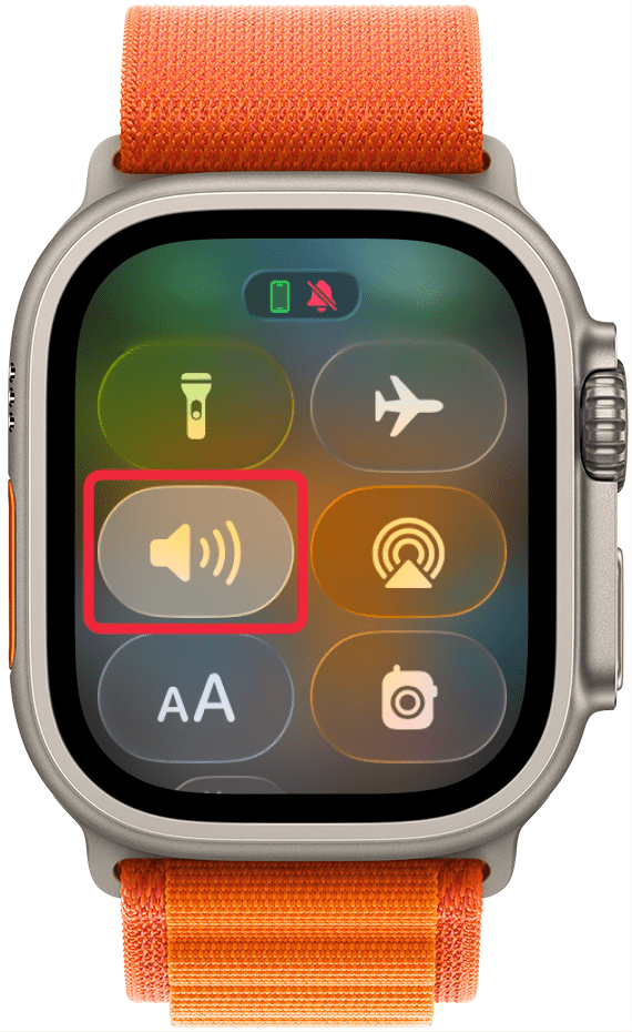 Apple Watch Volume Icon