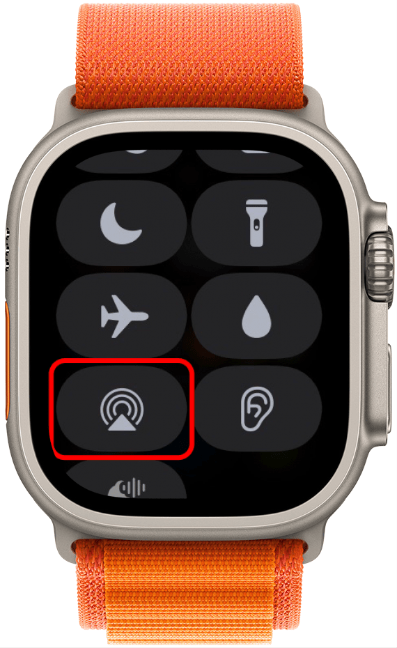 Apple Watch icons - where is the i located on apple watch