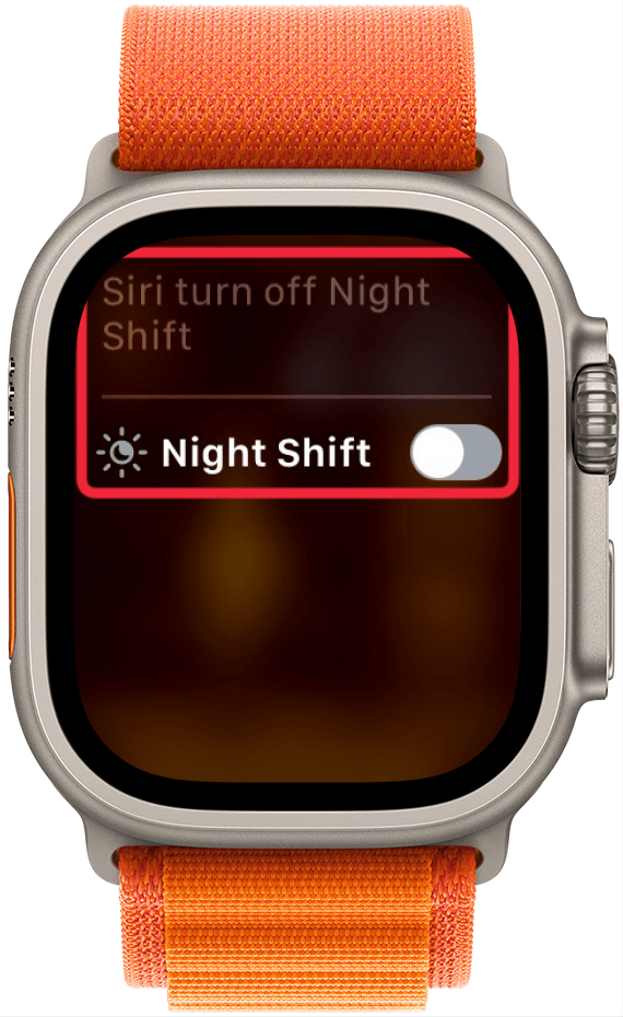 Apple watch series 6 night mode best sale