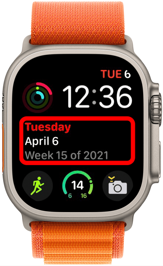 Better Day complication on an Apple Watch face
