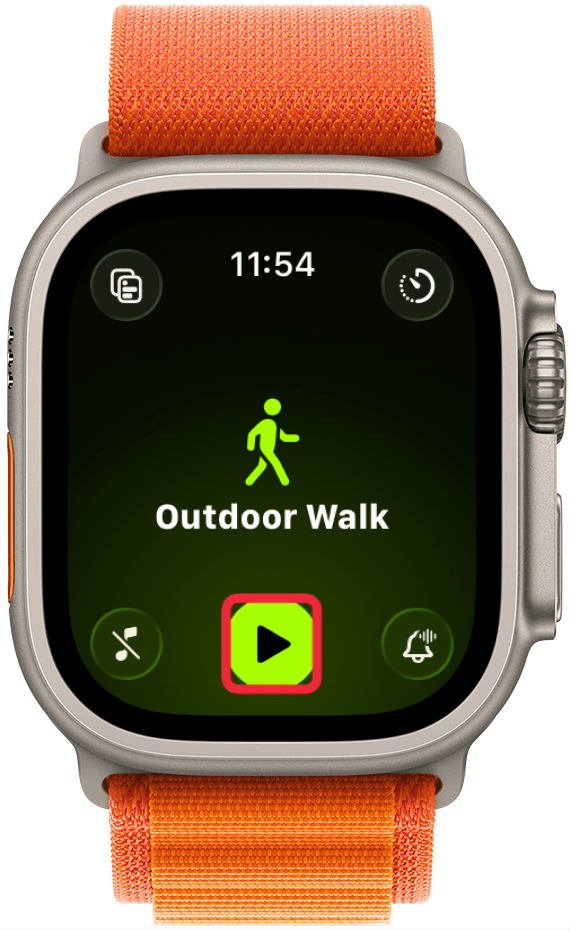 Tap Outdoor Walk (or Outdoor Run, if you prefer running over walking).