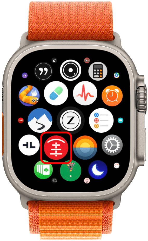 Now, open the Watch app for Tesla on your Apple Watch.
