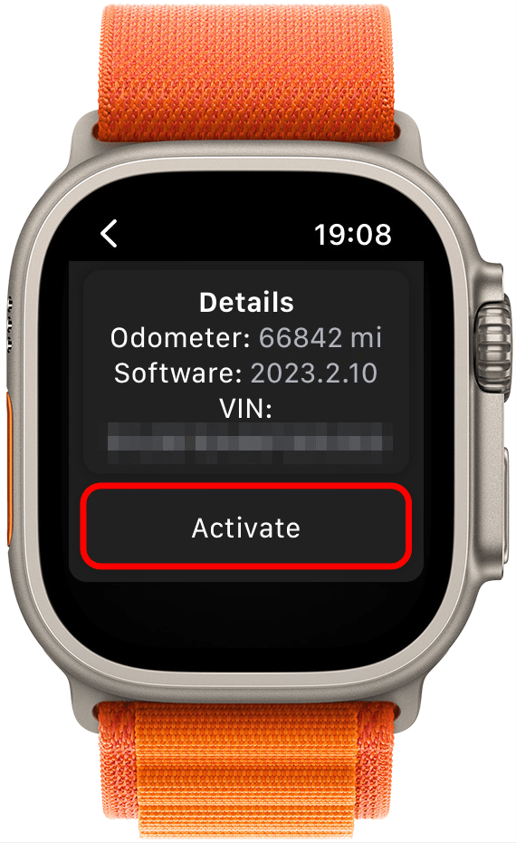 Scroll down and tap Activate.