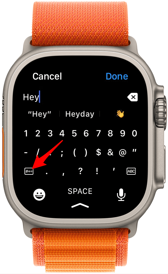 Can you type on apple watch series 3 online